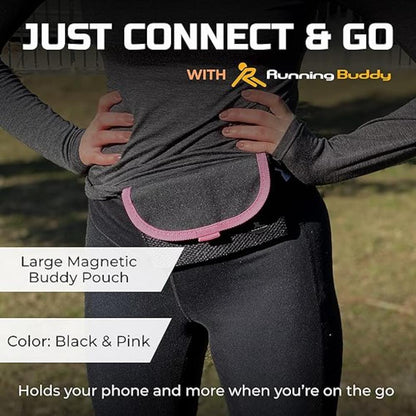 Unisex Running Fanny Pack - Bounce-Free, Water-Resistant Waist Pack for Running, Walking & Traveling - Magnetic Closure