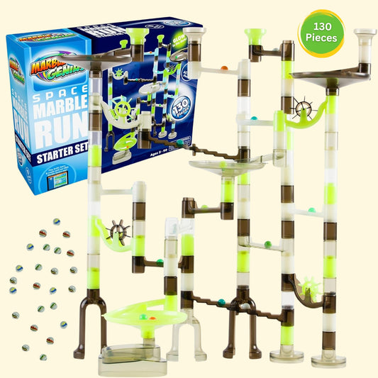 Marble Run Set and Add-On Accessory Set for Kids Full-Color Instructions, Great for Kids & Teens