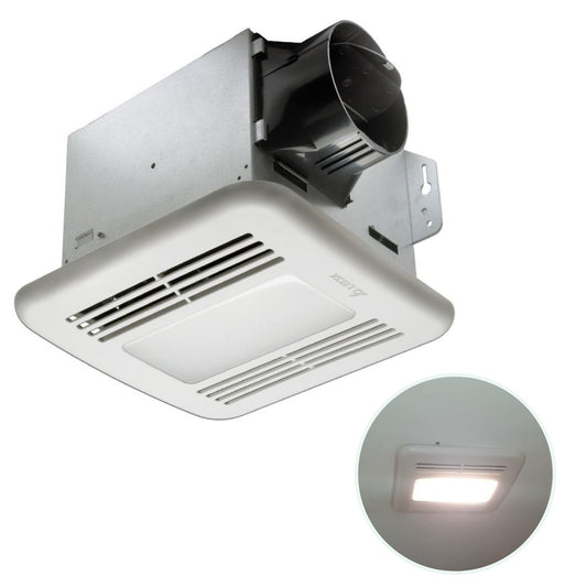 Delta Breez GBR100HLED Exhaust Bathroom Fan with Dimmable LED Light