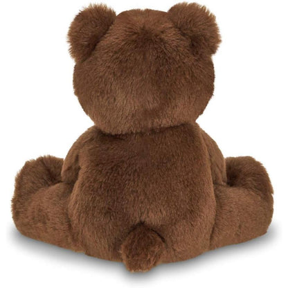 Barnaby Chocolate Brown Plush Teddy Bear, 11.5 inches