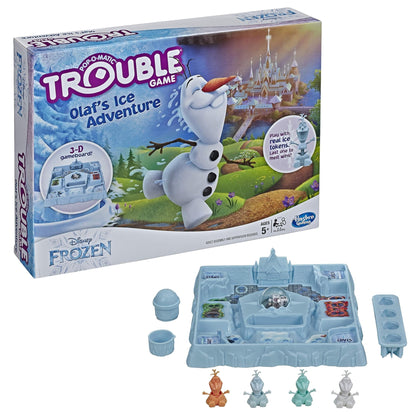 Frozen Olaf's Ice Adventure Trouble Game