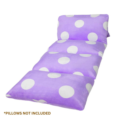 Pillowcase Cushion Mattress Bed Lounger Cover for Kids & Adults (Pillow Not Included)