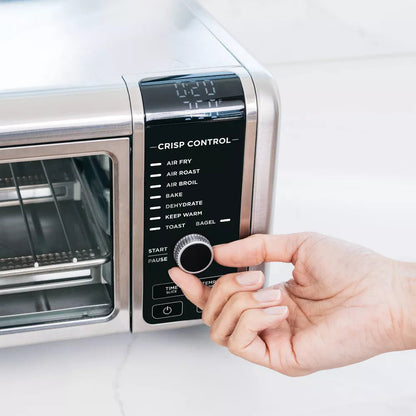 Digital Air Fryer Oven with Convection and 8-in-1 Cooking Functions Countertop Space-Saving Design