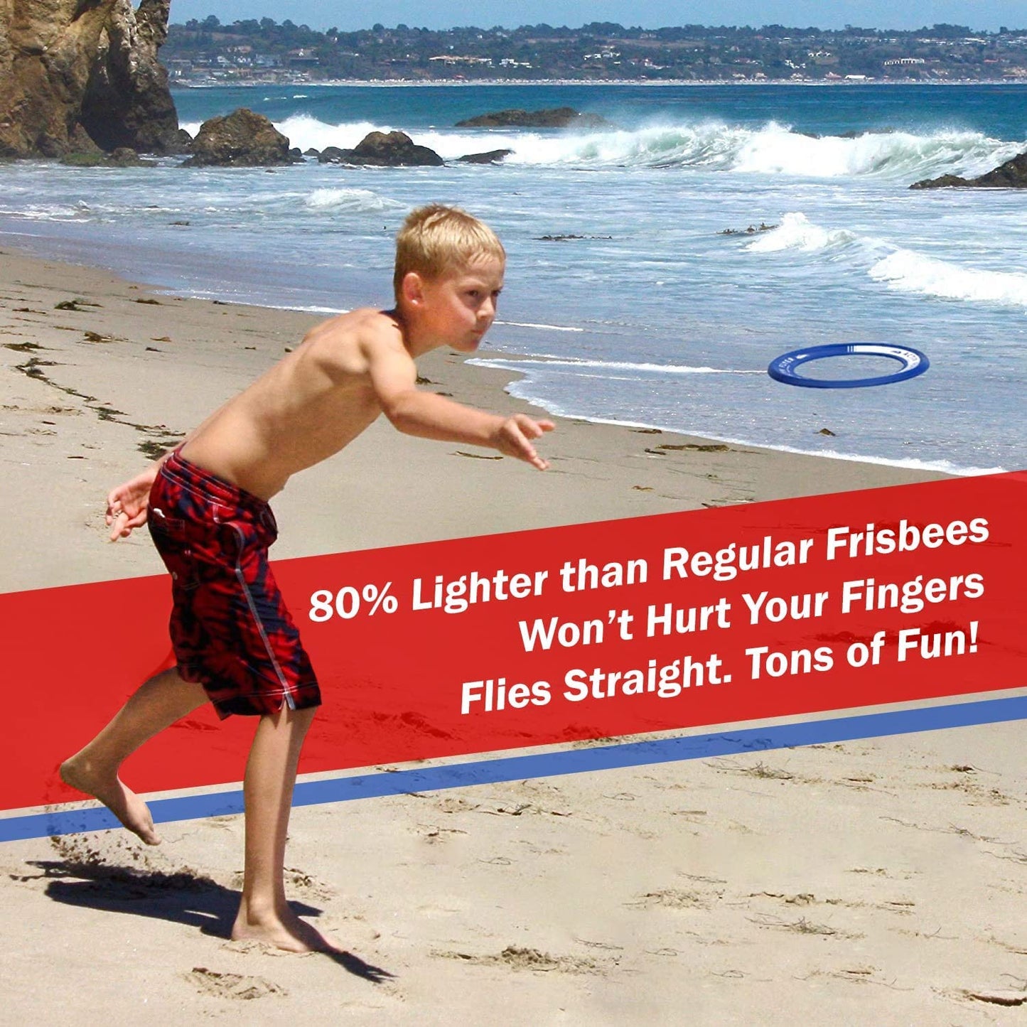 Frisbee Ultimate [2 Pack] - Flies Upright Without Causing Injury