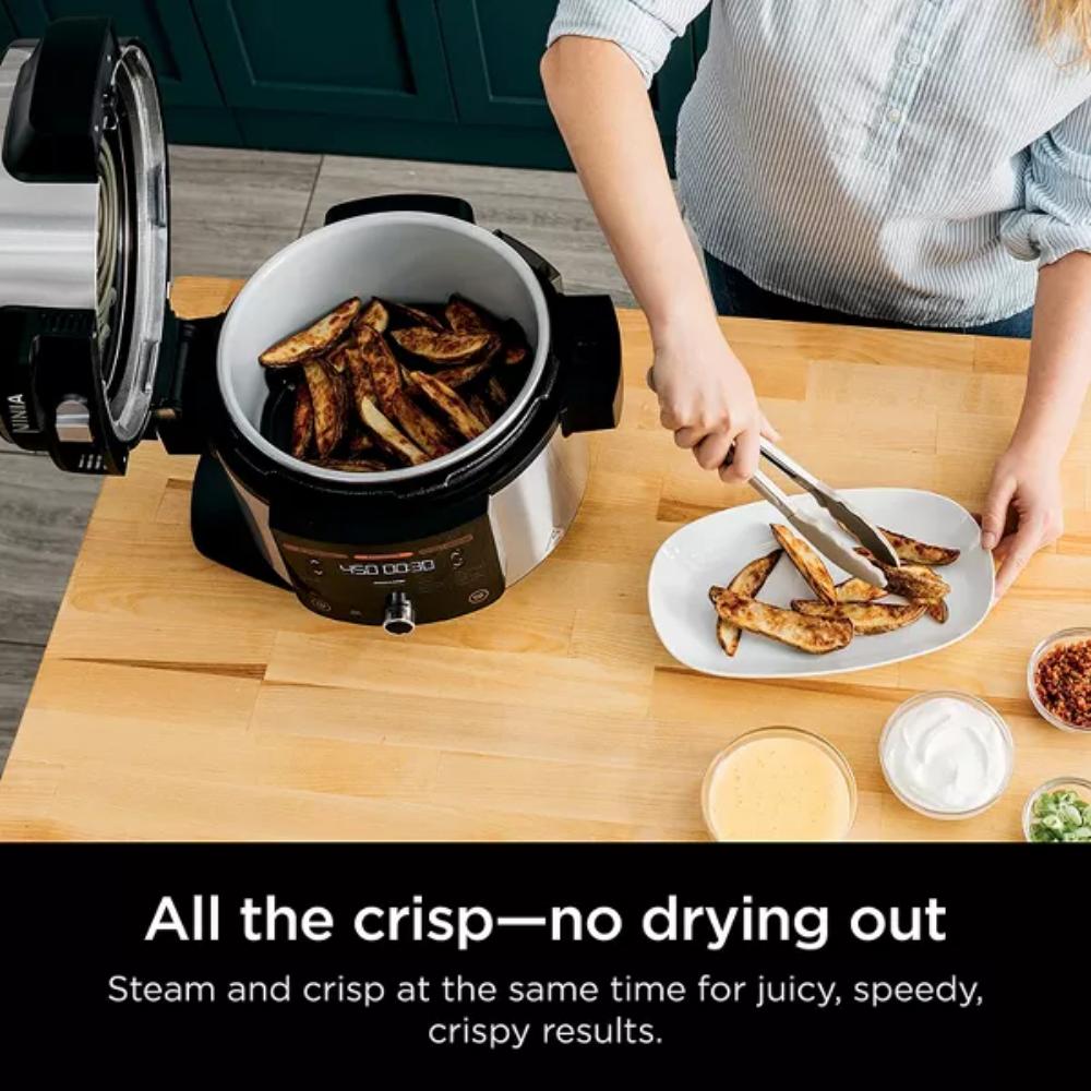 14-in-1 6.5 Quart Pressure Cooker and Steam Fryer with SmartLid