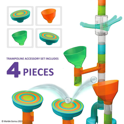 Marble Run Set and Add-On Accessory Set for Kids Full-Color Instructions, Great for Kids & Teens