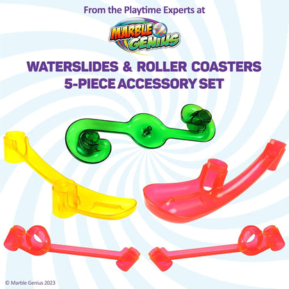 Marble Run Set and Add-On Accessory Set for Kids Full-Color Instructions, Great for Kids & Teens