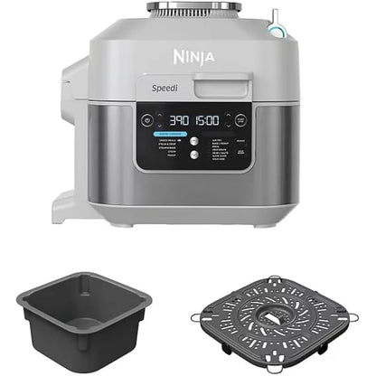 6-Quart Rapid Cooker and Air Fryer with 14-in-1 Functions