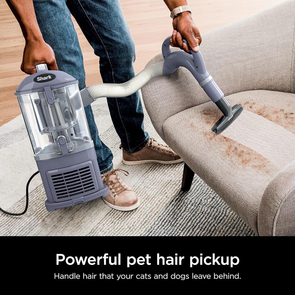 Lift-Away Upright Vacuum with HEPA Filter, Anti-Allergen Technology, Swivel Steering, Ideal for Carpet, Stairs, Bare Floors, Wide Upholstery & Crevice Tools, Lavender