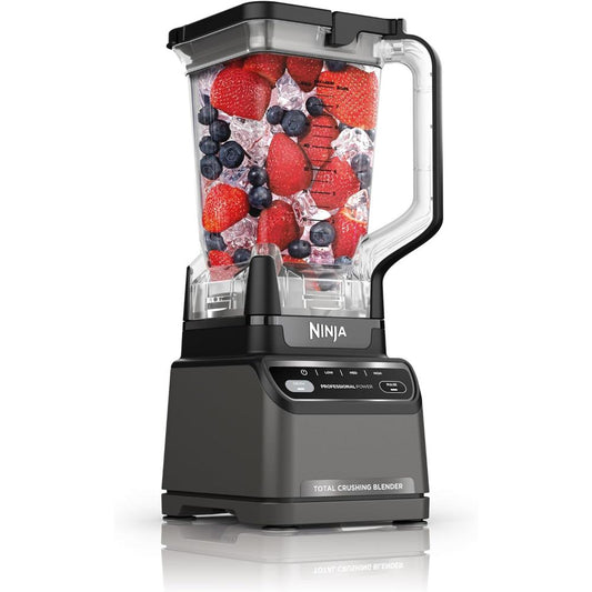 Professional Blender 2.0, 1200 Watts, Auto-iQ Program, Total Crushing Blades, 72-oz Pitcher, 4 Manual Speeds for Smoothies, Shakes, and Frozen Drinks, Dishwasher-Safe Parts, Dark Grey