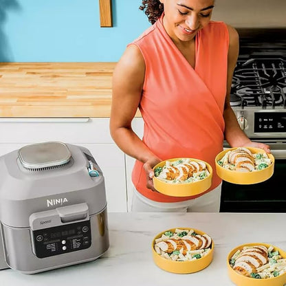 6-Quart Rapid Cooker and Air Fryer with 14-in-1 Functions