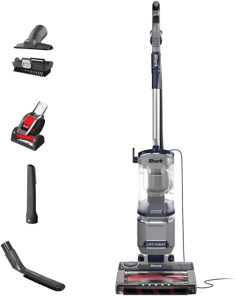 UV900 Pet Performance Plus Lift-Away Upright Vaccum with DuoClean PowerFins HairPro & Odor Neutralizer Technology, Anti-Allergen Complete Seal Technology & HEPA Filter, Navy/Silver