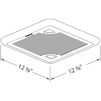 Delta Breez SIG80 Single-Speed Exhaust Bathroom Fan 80 CFM Ventilation