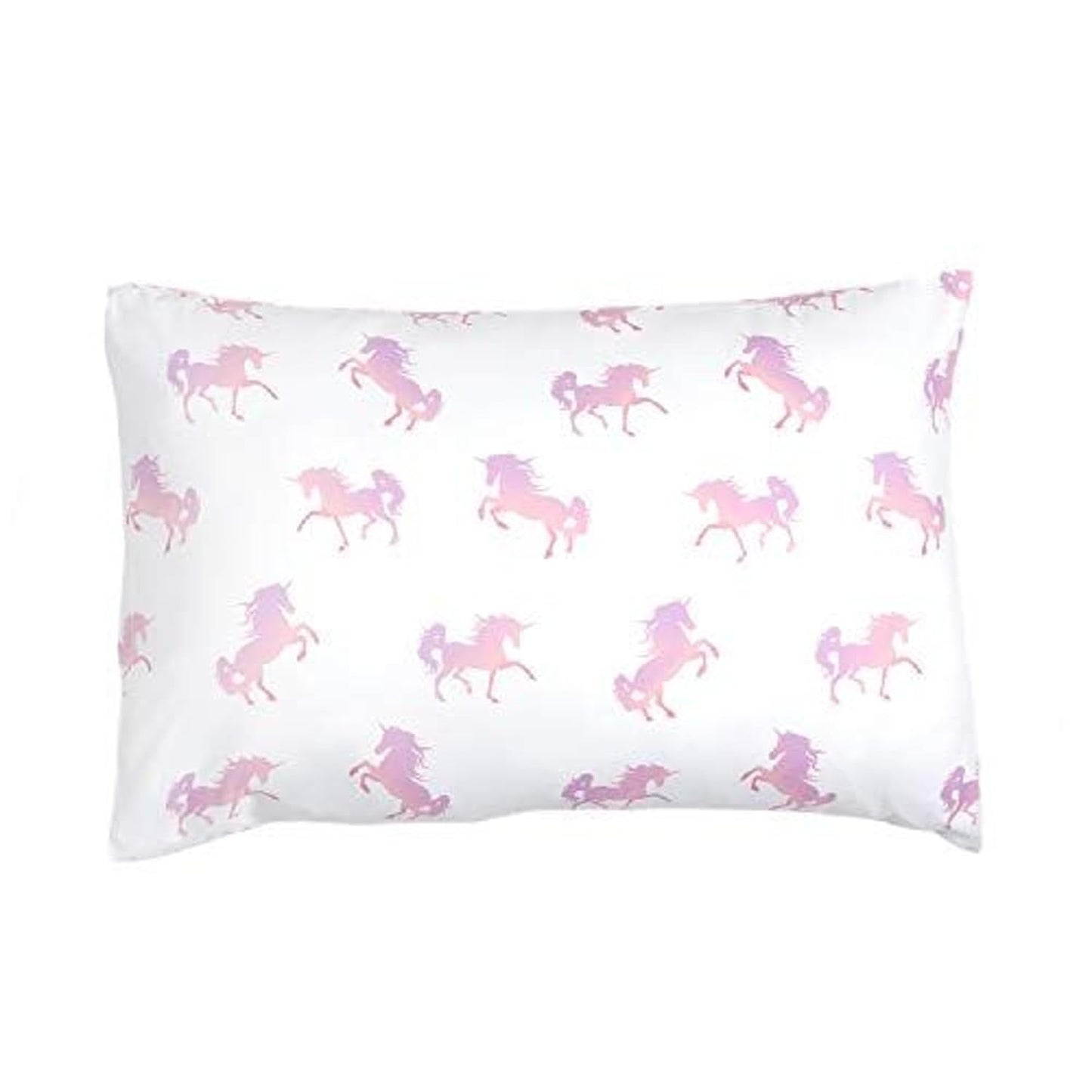 4-Piece Pink Unicorn Bed Sheet & Pillowcases Set Full Size Soft Microfiber Bedding, Durable and Smooth Finish