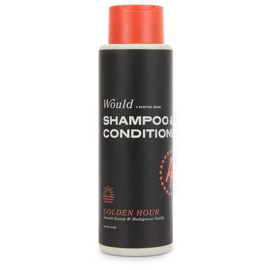 2 in 1 Shampoo and Conditioner - 16 Oz Dual Action, Smooth Brandy & Madagascar Vanilla Scent