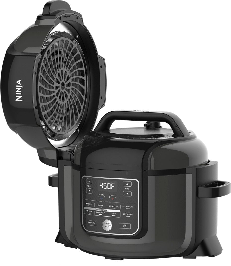 Pressure Cooker and Air Fryer - 6.5 Qt, Features TenderCrisp & Dehydrate Functions