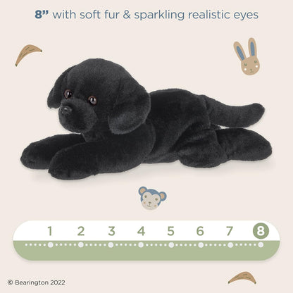 The Labrador Retriever, 8 Inch Black Lab Stuffed Animal