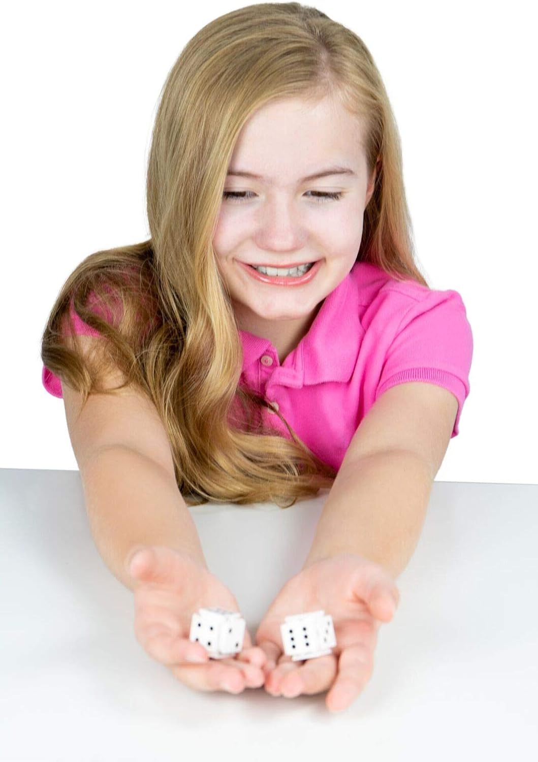 6-Sided Dice Set with Removable Numbers, Compatible with Major Building Blocks, for Ages 3 and Up Perfect for Activities and Games