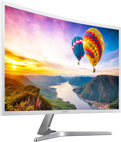 Samsung 32" Full HD Curved LED Monitor, Glossy White - FreeSync, Eye Saver Mode, DisplayPort, HDMI (LC32F397FWNXZA)