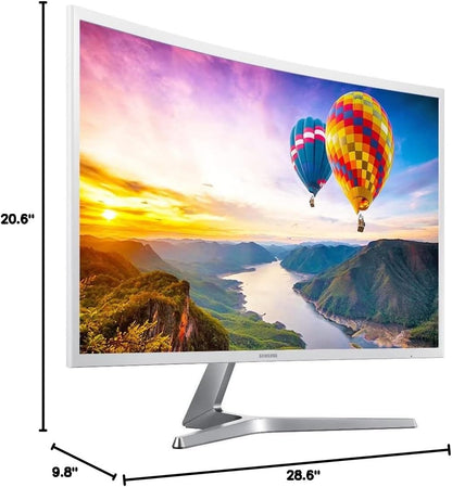 Samsung 32" Full HD Curved LED Monitor, Glossy White - FreeSync, Eye Saver Mode, DisplayPort, HDMI (LC32F397FWNXZA)