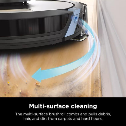 Self-Emptying Robot Vacuum with Precision Home Mapping Ideal for Pet Hair & Carpets 45-Day Bagless Capacity Wi-Fi Enabled