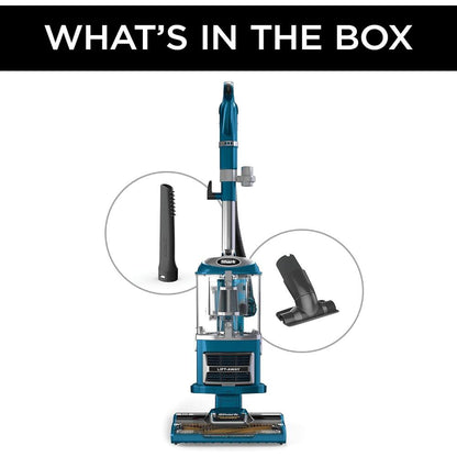 Lift-Away Upright Vacuum with Self-Cleaning Brushroll, HEPA Filter, Swivel Steering, Upholstery Tool & Pet Crevice Tool, Ideal for Pets & Multi-Surface, Teal