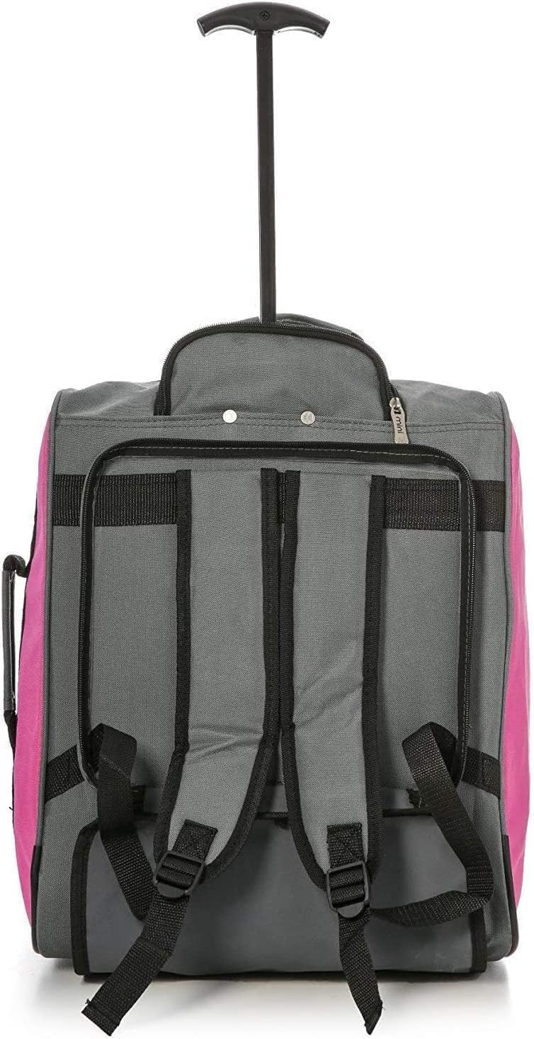 Luggage Carry-On Trolley Suitcase with Attached Backpack