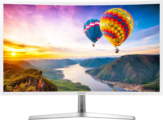 Samsung 32" Full HD Curved LED Monitor, Glossy White - FreeSync, Eye Saver Mode, DisplayPort, HDMI (LC32F397FWNXZA)