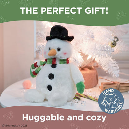 Snowball - 7 Inch Christmas Snowman Plush, Holiday Stuffed Animal