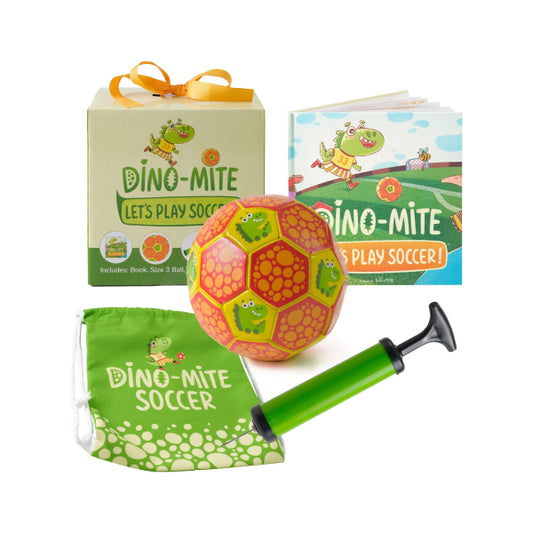 FUN DINOSAUR SOCCER GIFT SET