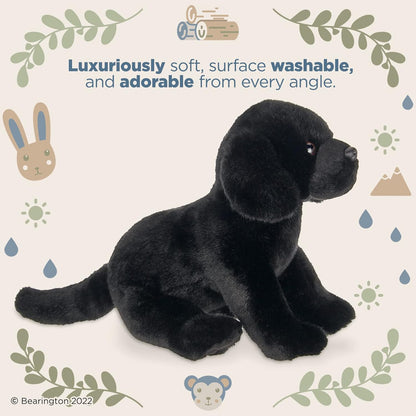 The Labrador Retriever, 8 Inch Black Lab Stuffed Animal