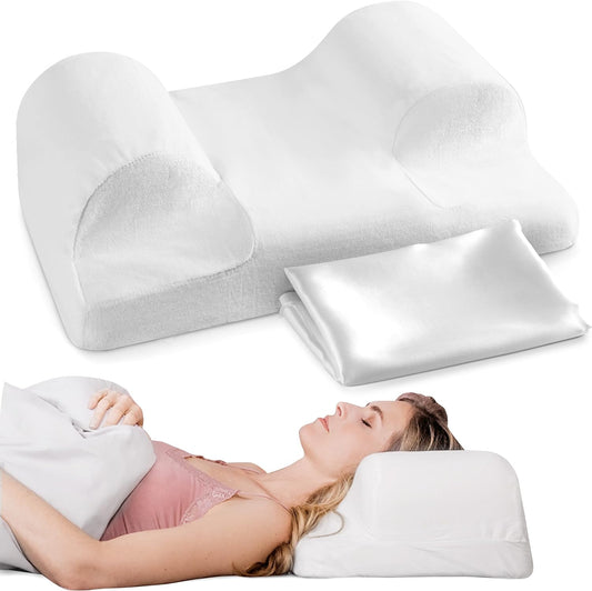 Patented Contour Cooling Cervical Neck Pillow