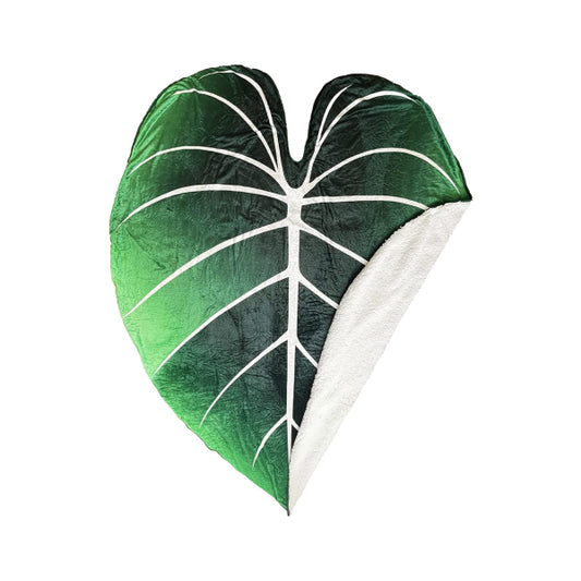 DECORATIVE GIANT LEAF SHAPED BLANKET