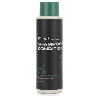 Men's 2-in-1 Shampoo & Conditioner - 16 Oz, Dual Action, Oakmoss & Pink Pepper Scent