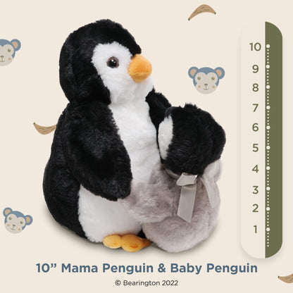 Wiggles and Wobbles Penguin with Baby Stuffed Animal Plushies