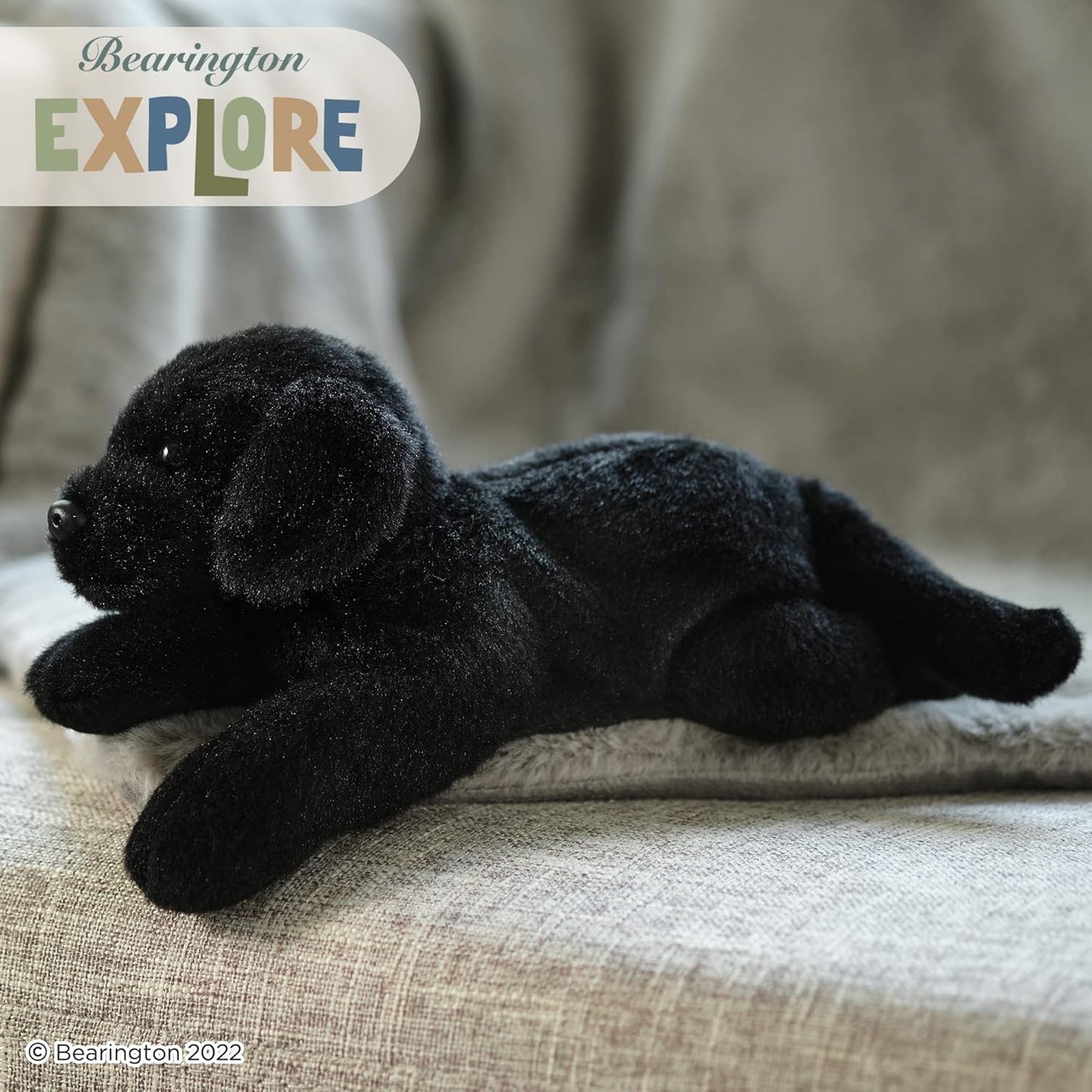 The Labrador Retriever, 8 Inch Black Lab Stuffed Animal