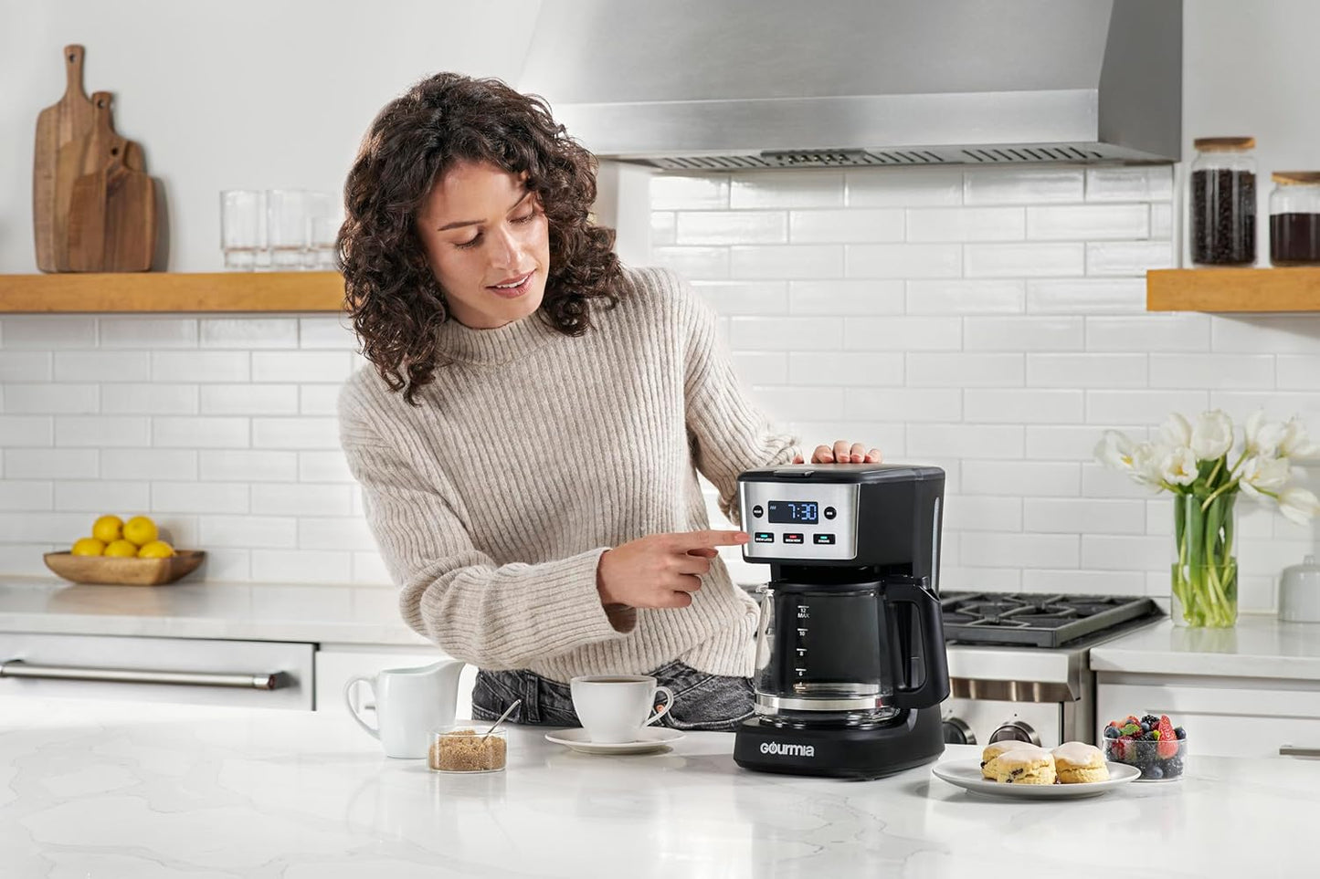 12-Cup Digital, Programmable Drip Coffee Machine