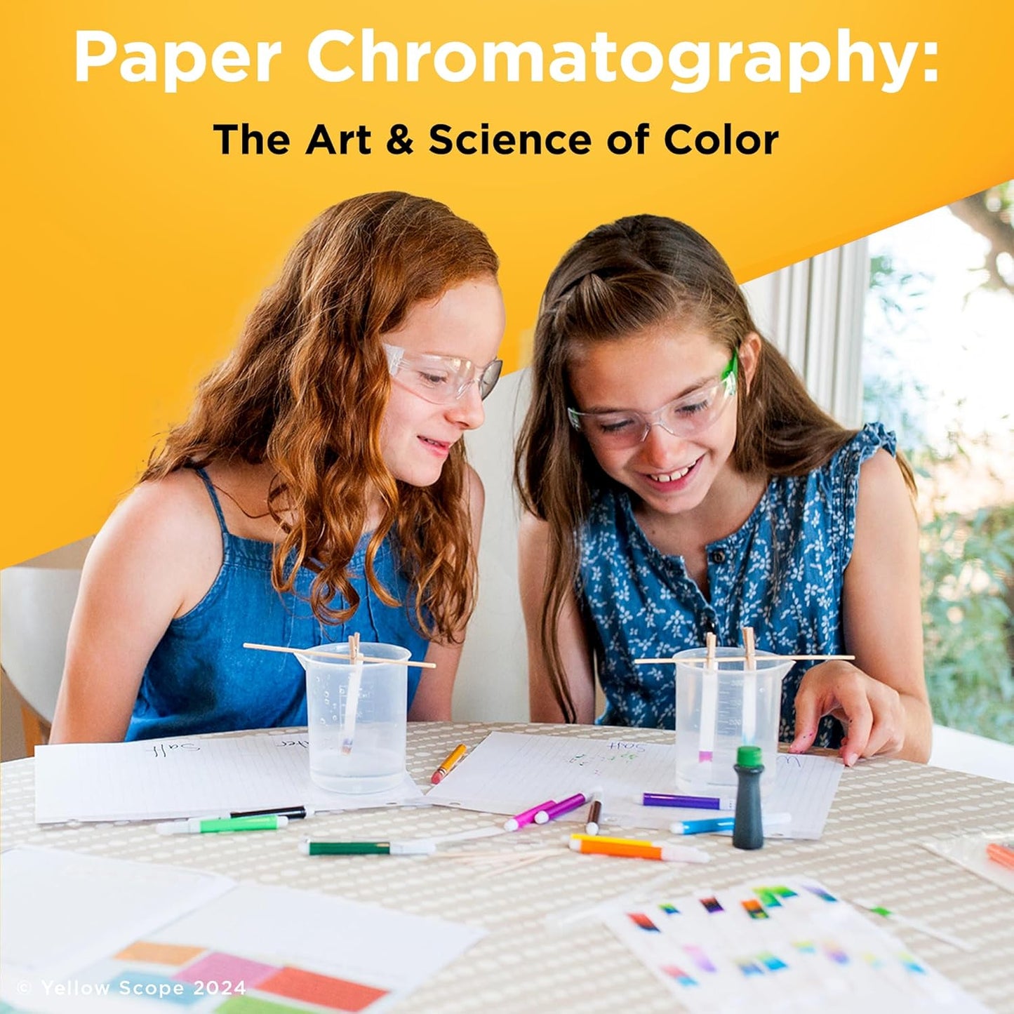 Science Kit - Art & Science of Color Paper Chromatography Kit, Reveal Hidden Colors