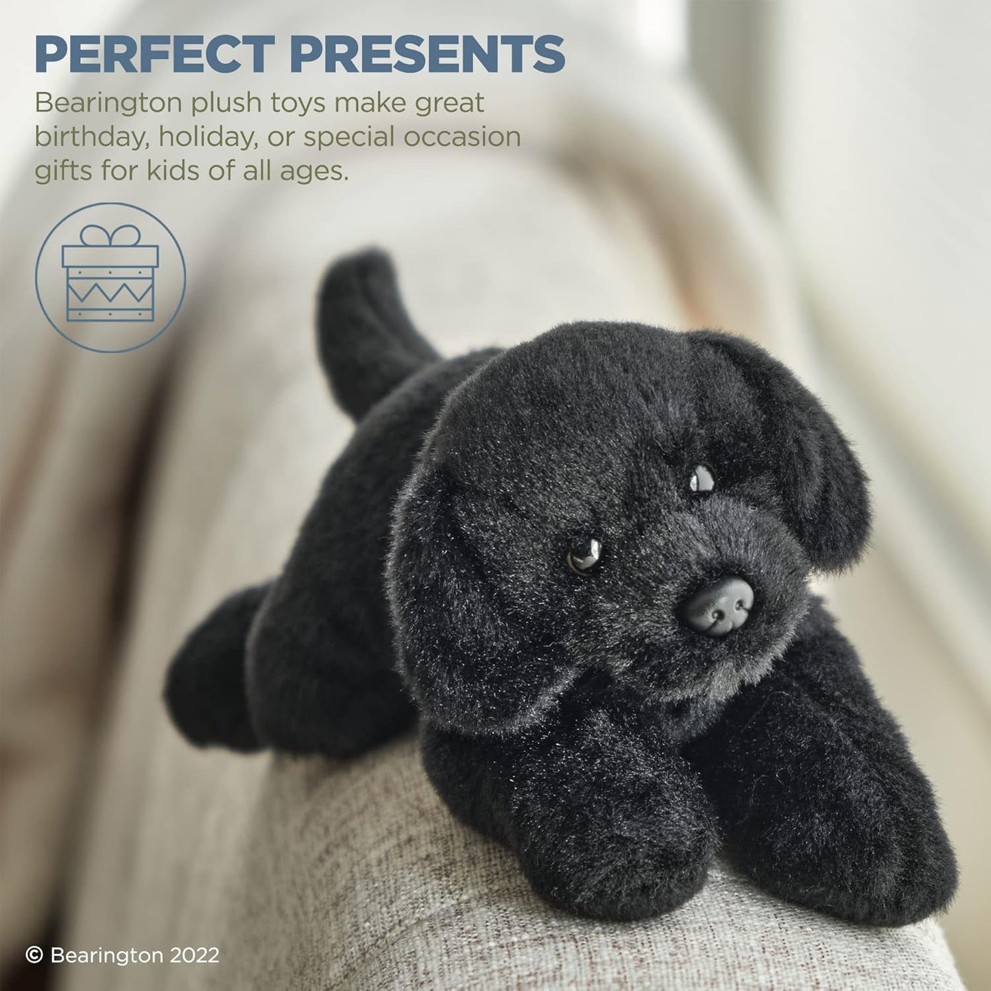 The Labrador Retriever, 8 Inch Black Lab Stuffed Animal