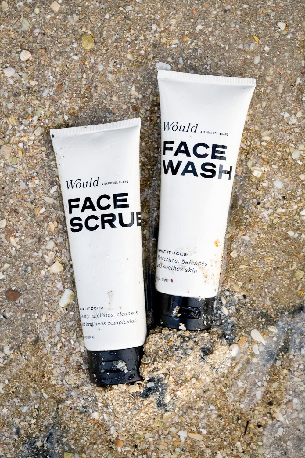 Men's Exfoliating Face Scrub Moisturizing Facial Wash for Softer Skin and Blemish Control