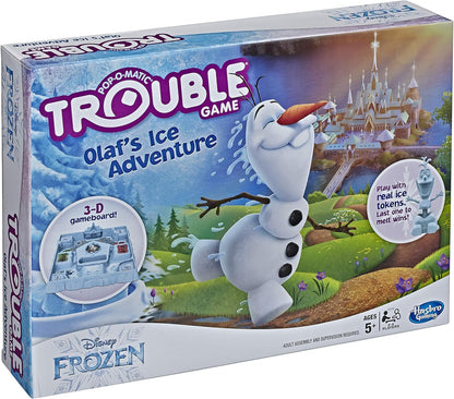 Frozen Olaf's Ice Adventure Trouble Game