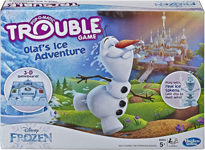 Frozen Olaf's Ice Adventure Trouble Game