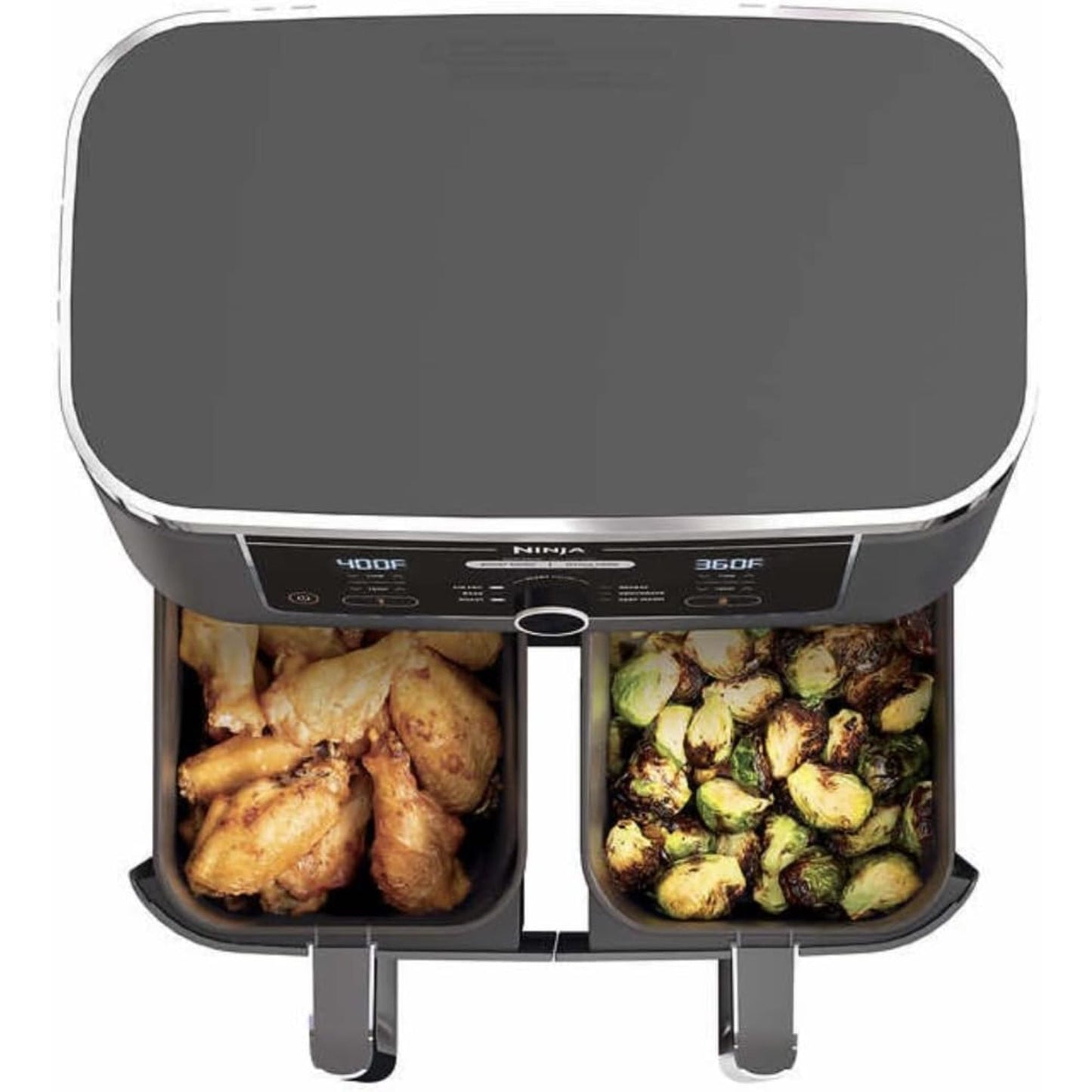 6-in-1 XL 10-Quart Dual Basket Air Fryer with DualZone Technology