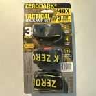 Tactical headlamp set 3 Pack 40X Brighter 3 Light Mode Low High Strobe