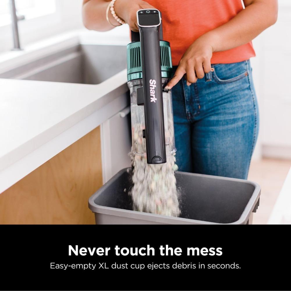 Cordless Pro Vacuum with PowerFins and Self-Cleaning Brushroll, Includes Upholstery and Crevice Tools, Up to 60-Minute Runtime, HEPA Filtration, Dark Grey/Mojito