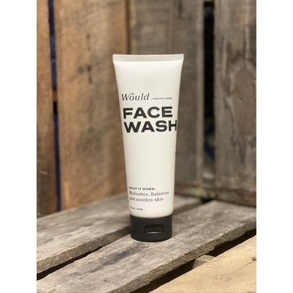 Men's Daily Face Wash - Foaming Facial Cleanser for Refreshing, Balancing, and Soothing Sensitive and Normal Skin, Gentle Lather to Remove Dirt and Hydrate - 4 FL OZ