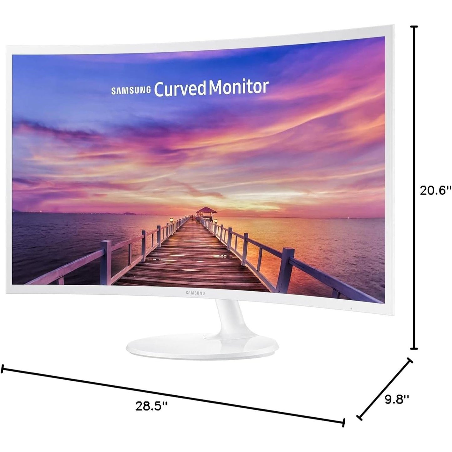 SAMSUNG 32-inch Curved Monitor 1080p AMD FreeSync HDMI Gaming & Dual Monitor Setup LC32F391FWNXZA