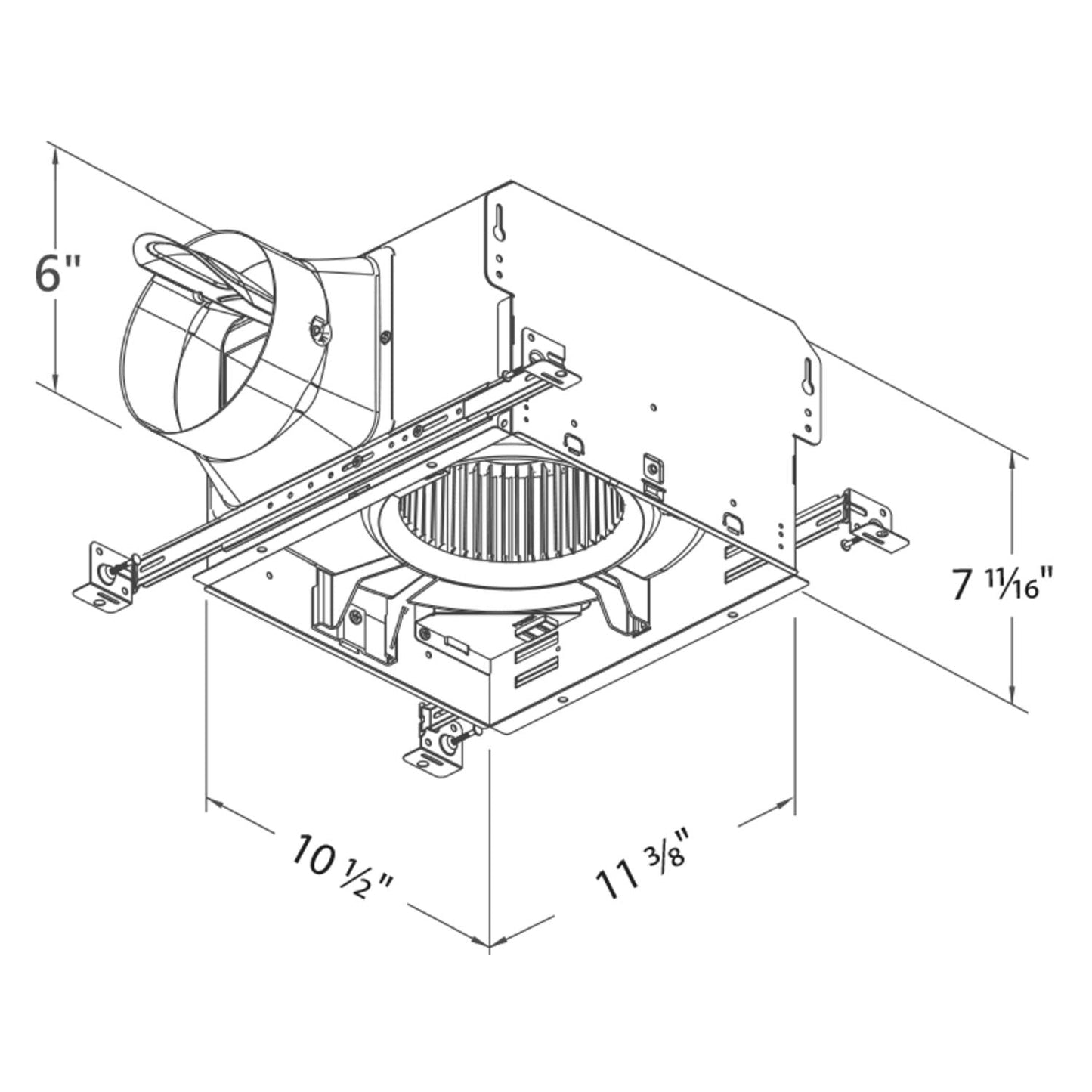 Delta Breez SMT150 Single Speed Bathroom Exhaust Fan Quiet Energy Efficient Ventilation Solution