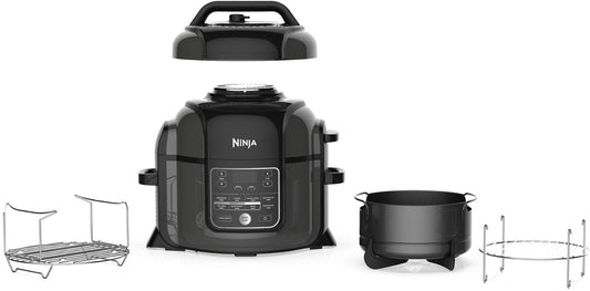 Pressure Cooker and Air Fryer - 6.5 Qt, Features TenderCrisp & Dehydrate Functions