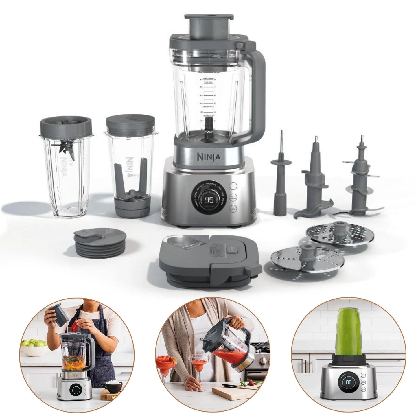 Power Blender Ultimate System Set with Smoothie Bowl Maker and Nutrition Extractor